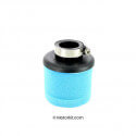 Filtre à air mousse Motorkit - 35mm - bleu | Motorkit