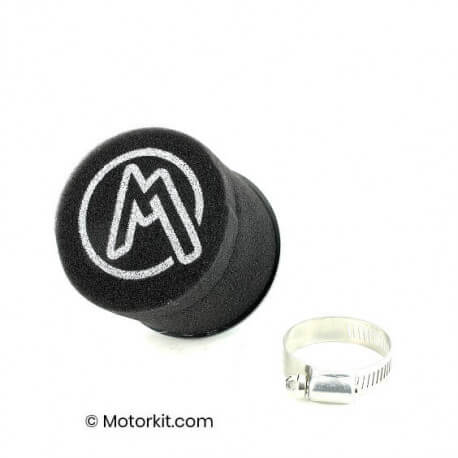 Filtre à air mousse Motorkit - 35mm - noir
