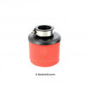 Filtre à air mousse Motorkit - 35mm - rouge | Motorkit