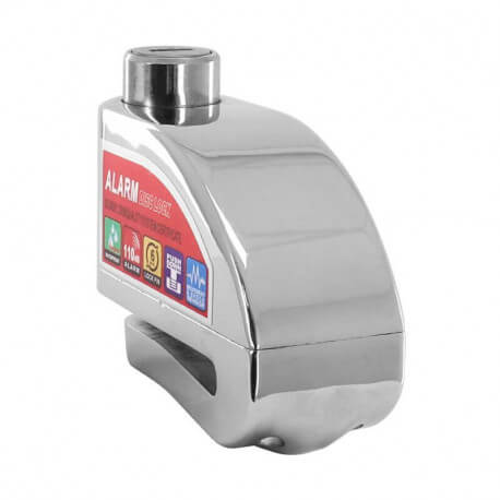 Brake disk slot with alarm