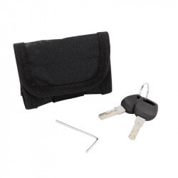 Cadenas disque antivol scooter avec alarme intégrée