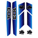 Autocollants - Stickers Peugeot 103 SP - MVL bleu (8pc)  | Motorkit