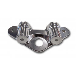 Té de fourche supérieur - support de guidon CNC alu poli pour Honda Dax ST CT 6V • Motorkit