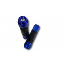 Kepspeed CNC bleue handle grips with bar end  • Motorkit