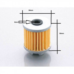 Kitaco oil filter for Takegawa, Daytona and Lifan 150 cover • Motorkit