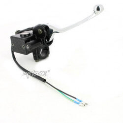 Maitre cylindre de frein avec levier droit et interrupteur de feu stop. • Motorkit