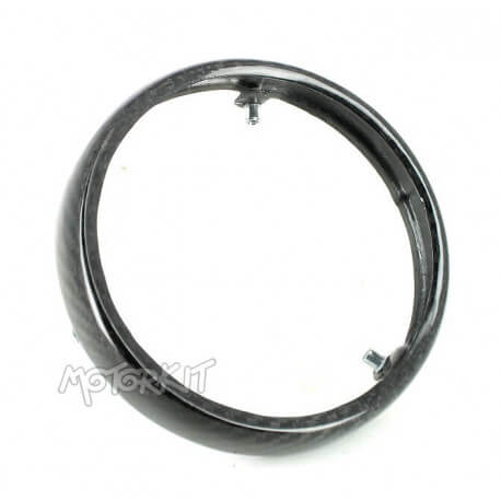 Carbon headlight ring for Dax Monkey Skyteam 