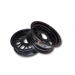 Jantes alu  noires BB Sport Monkey 10 x 3.5 + 2.75" - la paire • Motorkit