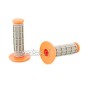 Handle grips set orange-grey