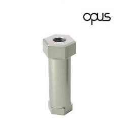 Ecrou fixation supérieur de pot d'échappement Dax - Skyteam - TNT City - alumium. By Opus • Motorkit