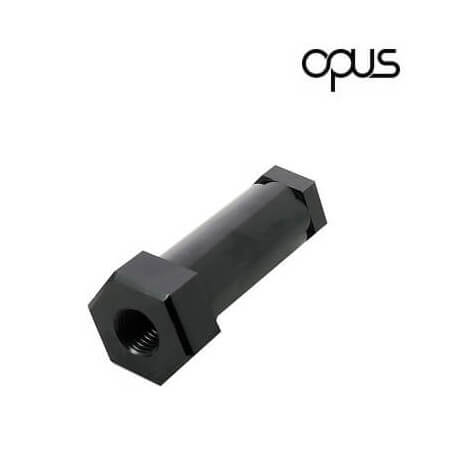 Ecrou fixation supérieur de pot d'échappement Dax - Skyteam - TNT City - alumium noir. By Opus