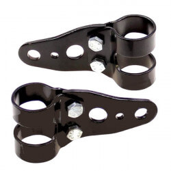 Universal black headlight brackets - 26-28mm  • Motorkit