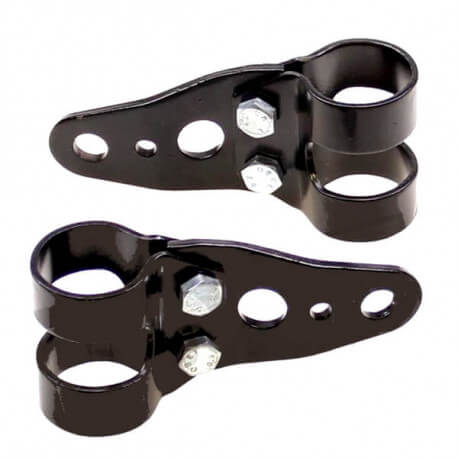 Supports de phare universel noir 26-28mm