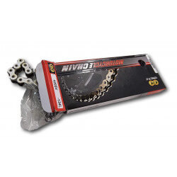 Ketting  wit  / Chroom  420 x 140L • Motorkit