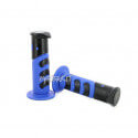 Handgrip Cross Black / Blue | Motorkit