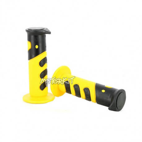Handgrips black and yellow