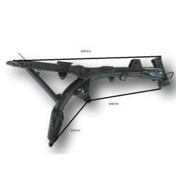 Chassis - Cadre nu pour Honda Monkey  Z50 et Singa Skymini Chimp   • Motorkit