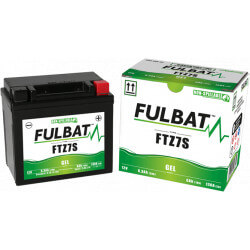 Batterie Fulbat gel FTZ7S 12v 6Ah 113 x 70 x 105 Sym Jet - PCX - Zoomer... • Motorkit