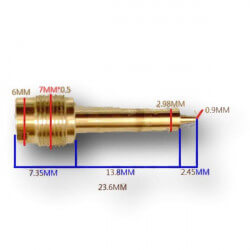 Vis air - richesse Dellorto PHBG • Motorkit