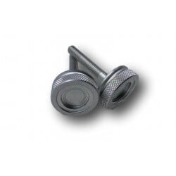 Jeu de vis - molette de guidon CNC Dax - Monkey - Modèle Round Hole. • Motorkit