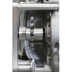 Déporteur de pignon de sortie de boite 18/26mm OPUS Noir pour Dax Monkey Zhenhua Skyteam • Motorkit