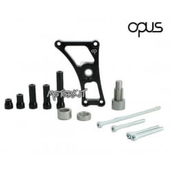 Déporteur de pignon de sortie de boite 18/26mm OPUS Noir pour Dax Monkey Zhenhua Skyteam • Motorkit