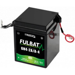 Fulbat gel batterij 6N4-2A/A-4 Honda MB - MT - 71 x 71 x 93 mm  • Motorkit