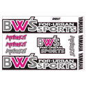 Stickers Autocollants Yamaha BW'S For Urban sports Noir Mauve Gris | Motorkit