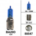 Lamp 12V35/35W BA20 D , H6M , halogeen super white | Motorkit