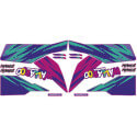 Autocollant Stickers set Honda wallaroo Mauve vert rose reproduction | Motorkit