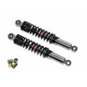 Amortisseurs  YSS réglables 320mm chrome noir | Motorkit