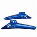 Caches latéraux - capots arrières Peugeot 103 SPX RCX - bleu | Motorkit