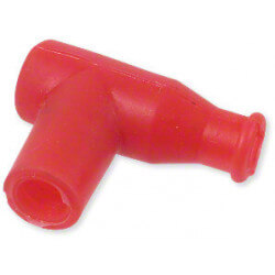 Capuchon - déparasiteur de bougie silicone 5.0 Ohm - rouge ou noir • Motorkit