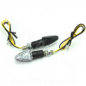 Drago black indicator - turn light set - 8 leds. | Motorkit