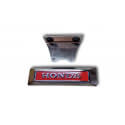 Emblème de fourche Honda Rouge pour Té de fourche - reproduction avec support  | Motorkit