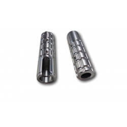 Repose pied Grenade Dax - monkey - Skyteam - à emmancher - Silver • Motorkit