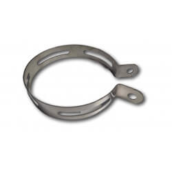 Collier de cartouche - de silencieux inox 115mm x 24mm • Motorkit