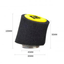 Nibbi Air filter round double foam