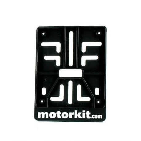 Support - Porte plaque immatriculation Scooter - cyclomoteur / vélo électrique plastique avec logo