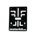 License plate holder plastic for scooter - electric bikes - moped  10 x 12cm | Motorkit