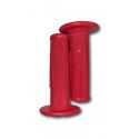 Pair of Nibbi Soft touch handlebar covers Red | Motorkit