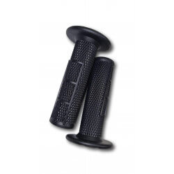 Paire de revetements de poignées Nibbi Soft touch Noir • Motorkit