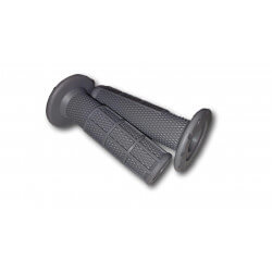 Pair of Nibbi Soft touch handlebar covers grey • Motorkit