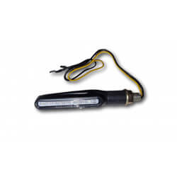 Clignotants leds LIGNE carbone look et défilant - chenillard CE • Motorkit