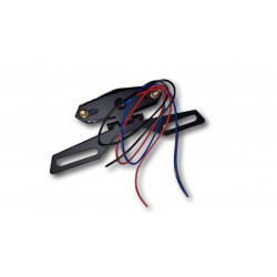 Diamant achterlicht met 6 rode LED's en heldere lens • Motorkit