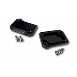 Couvercles maitre cylindre frein CNC Nitro - Aerox alu noir • Motorkit