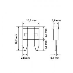 Fusible type US mini