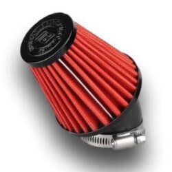 Nibbi KL 48mm luchtfilter - haakse bevestiging • Motorkit