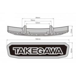 Emblème de fourche Takegawa pour Honda Monkey 125 et autres applications • Motorkit