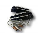 Front foot pegs - Grip - CNC Dax - Monkey - Skyteam | Motorkit